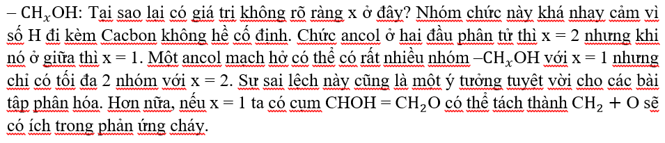 Phương pháp quy đổi hỗn hợp về các cụm nguyên tố